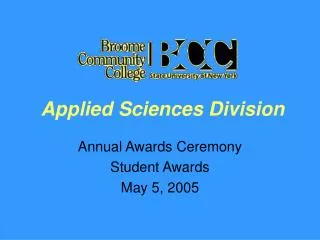 Applied Sciences Division