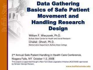 Data Gathering Basics of Safe Patient Movement and Handling Research Design