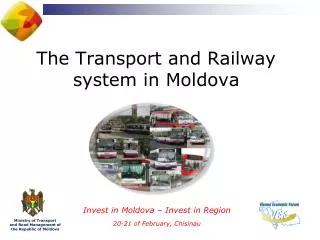 The Transport and Railway system in Moldova