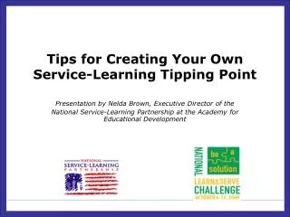 Tips for Creating Your Own Service-Learning Tipping Point