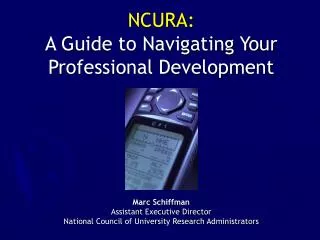 NCURA: A Guide to Navigating Your Professional Development