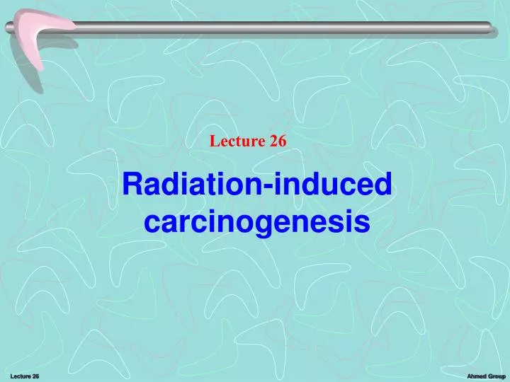 radiation induced carcinogenesis
