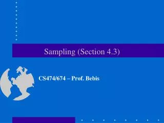 Sampling (Section 4.3)