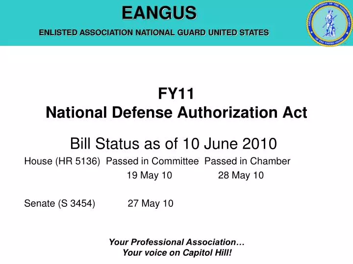 fy11 national defense authorization act