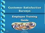Customer Satisfaction Surveys - slide 1