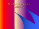Time Series Analysis and Forecasting - slide 1