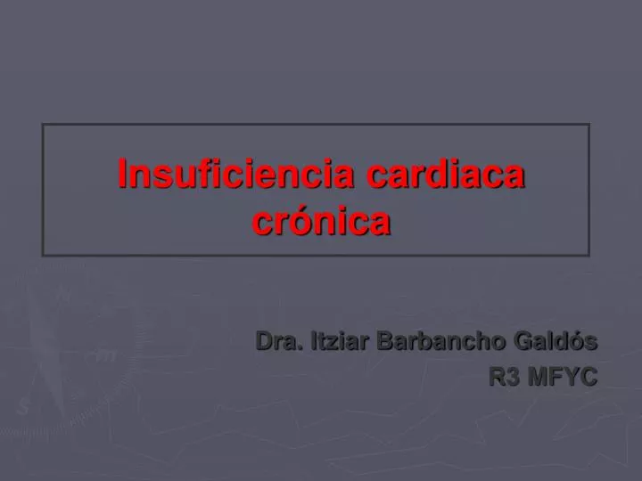 insuficiencia cardiaca cr nica