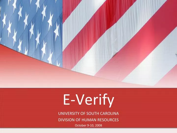 e verify