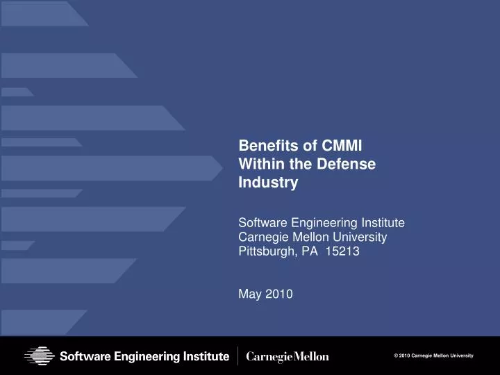 benefits of cmmi within the defense industry