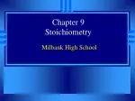 Chapter 9 Stoichiometry - slide 1