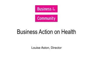 Business Action on Health