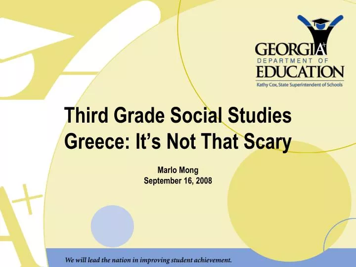 third grade social studies greece it s not that scary marlo mong september 16 2008