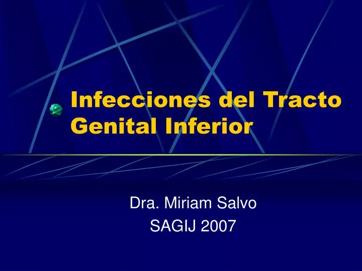 infecciones del tracto genital inferior