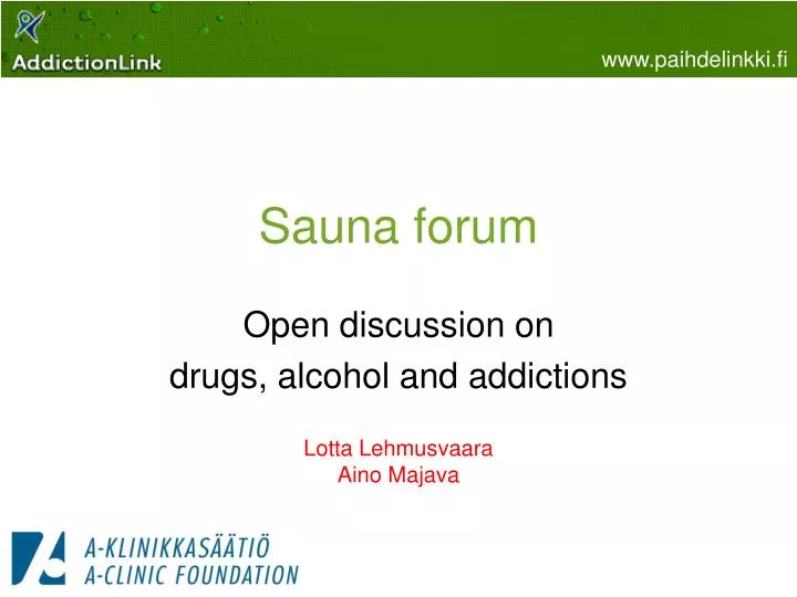 sauna forum