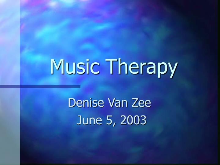 music therapy