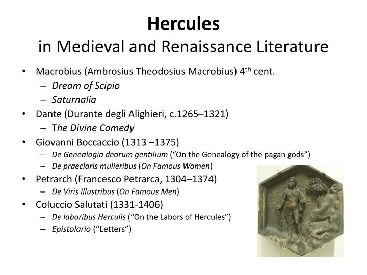 hercules in medieval and renaissance literature