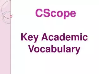 CScope