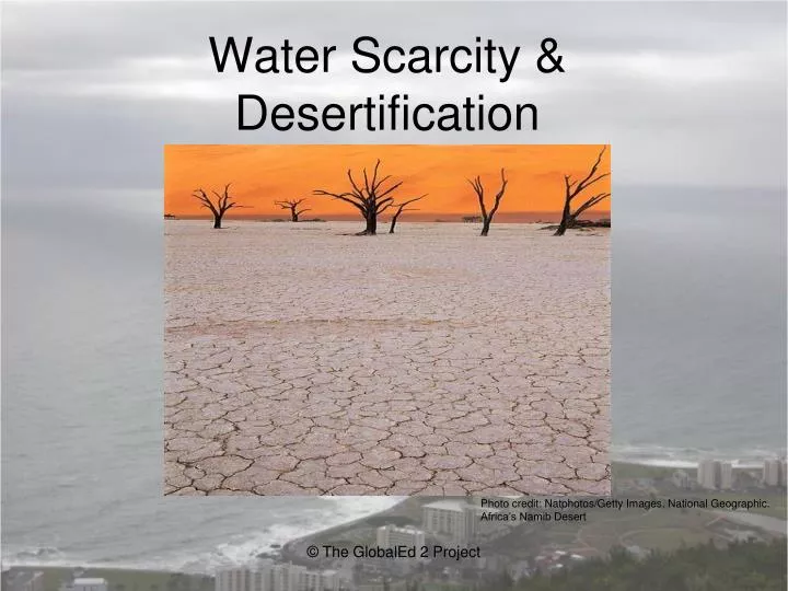 water scarcity desertification
