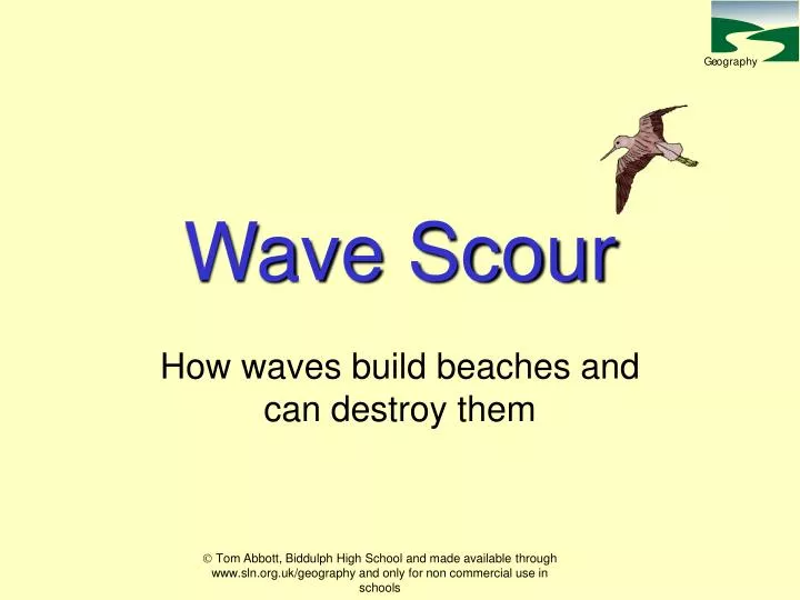 wave scour