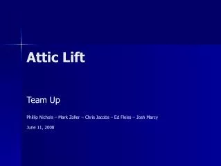 Attic Lift