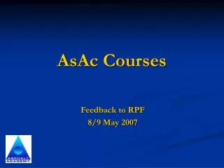 AsAc Courses