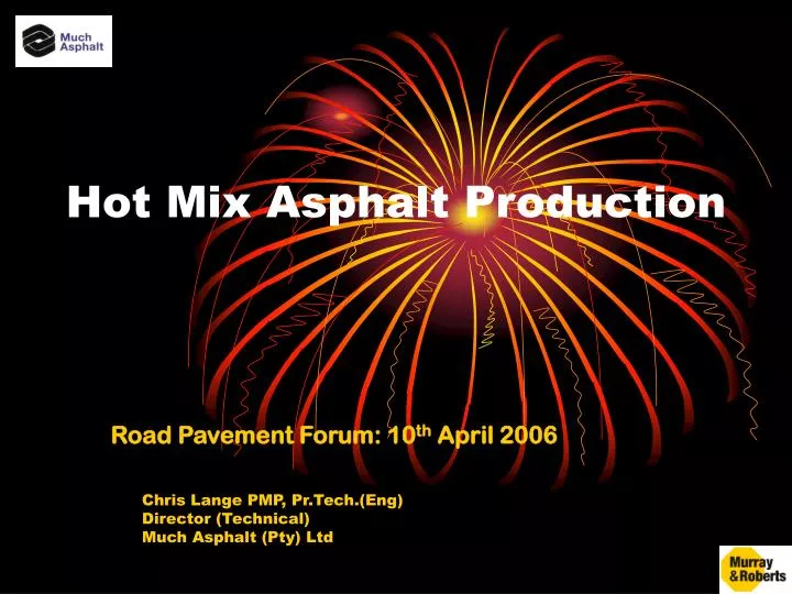 hot mix asphalt production