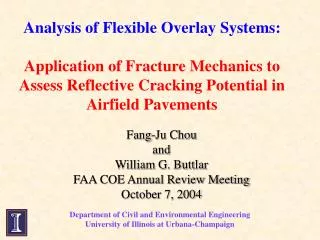Analysis of Flexible Overlay Systems: Application of Fracture Mechanics to Assess Reflective Cracking Potential in Airfi