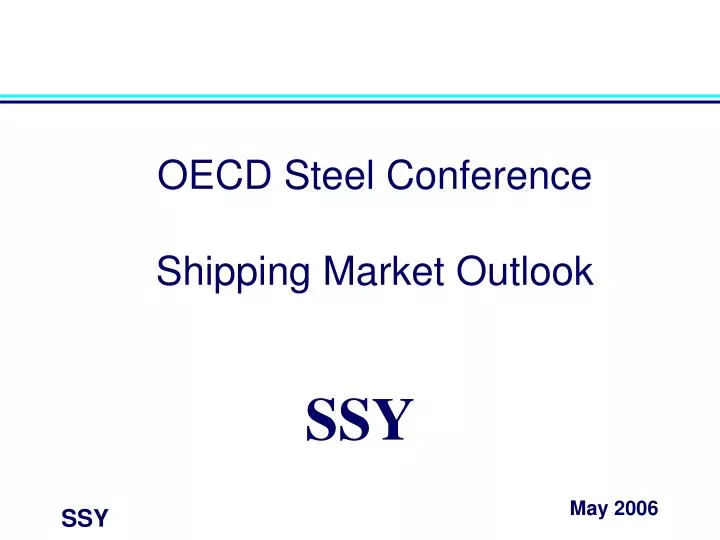 oecd steel conference shipping market outlook