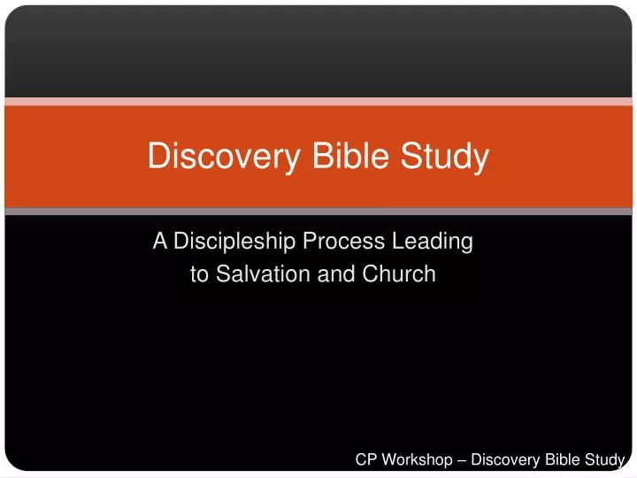 discovery bible study