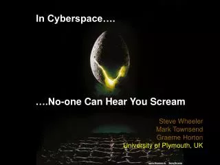 In Cyberspace….