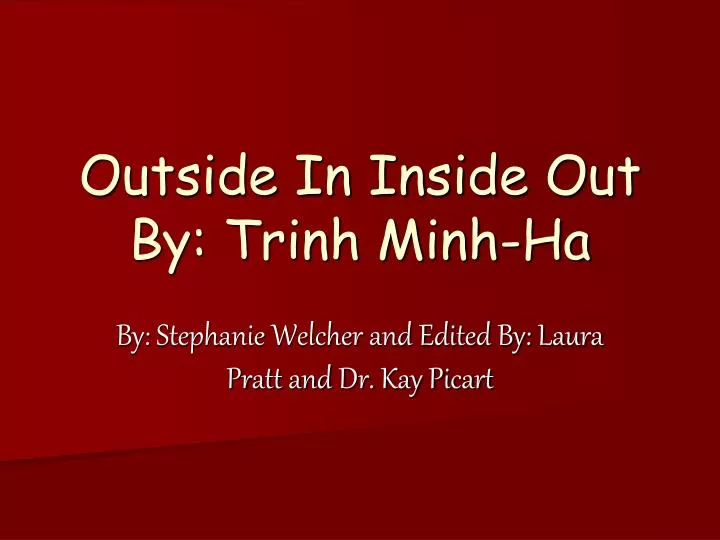 outside in inside out by trinh minh ha