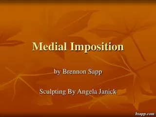 Medial Imposition