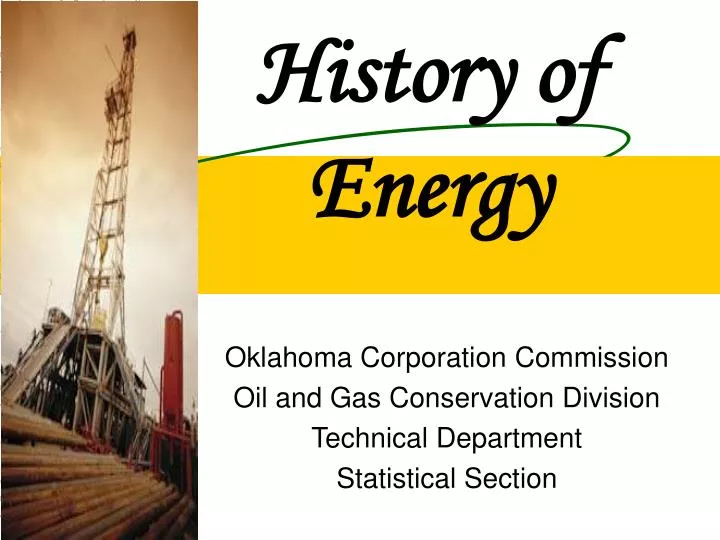 history of energy