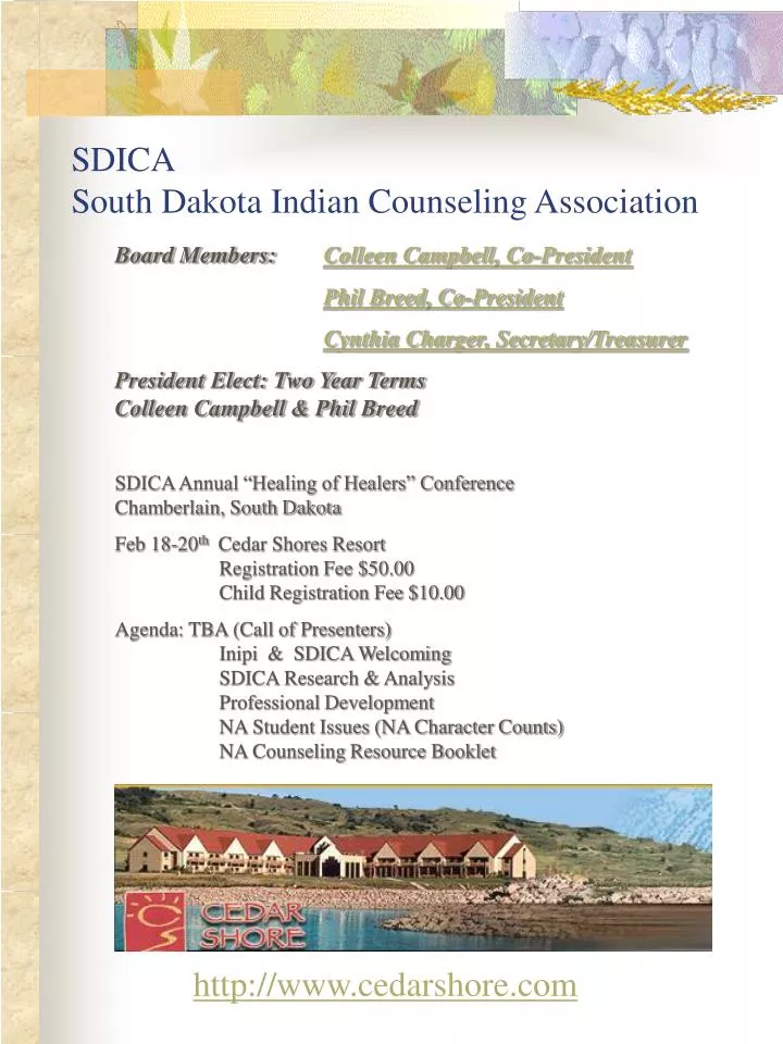 sdica south dakota indian counseling association