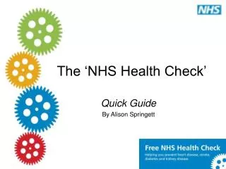 The ‘NHS Health Check’