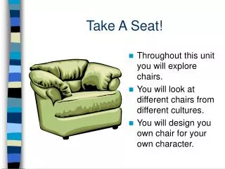 Take A Seat!