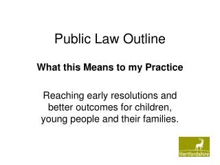 Public Law Outline