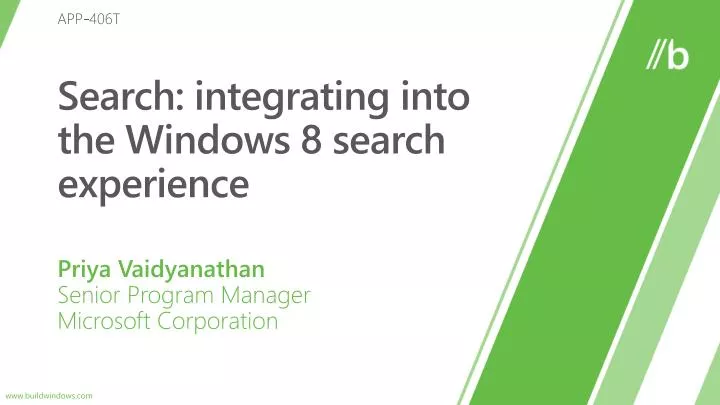 search integrating into the windows 8 search experience