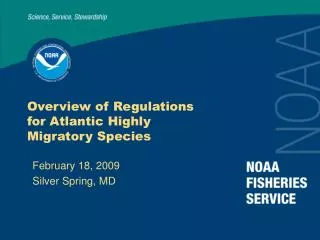 Overview of Regulations for Atlantic Highly Migratory Species
