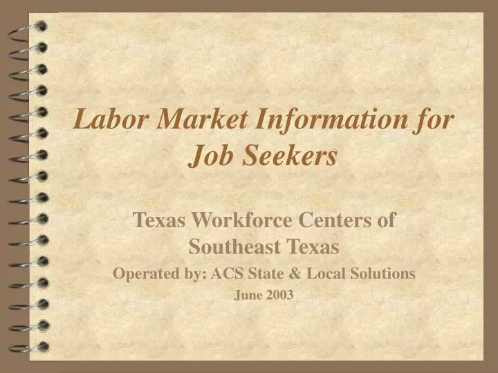 labor market information for job seekers