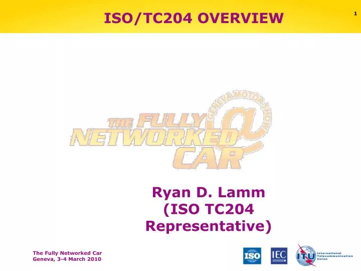 iso tc204 overview