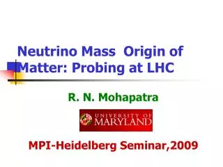 Neutrino Mass Origin of Matter: Probing at LHC