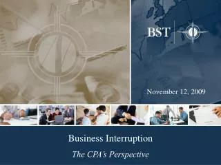Business Interruption The CPA’s Perspective