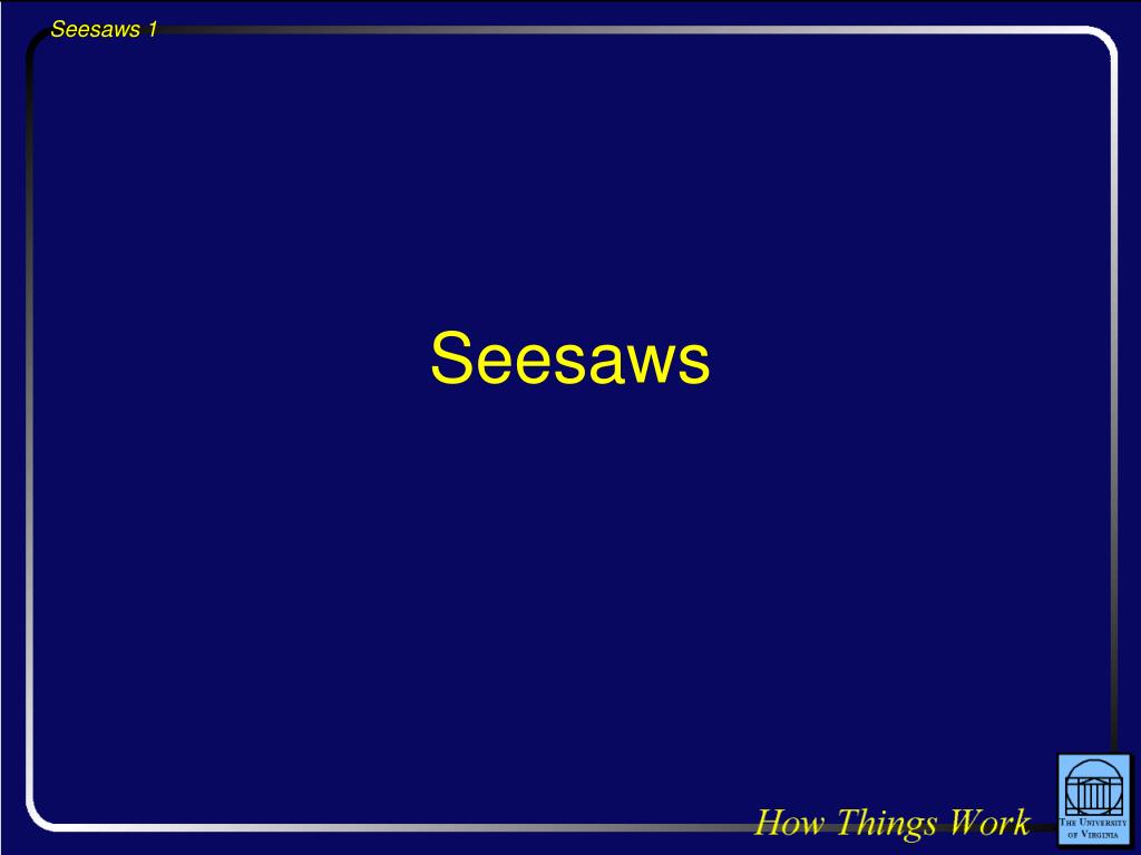 Ppt Seesaws Powerpoint Presentation Free Download Id 515112