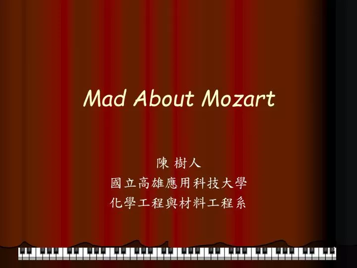 mad about mozart