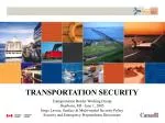TRANSPORTATION SECURITY - slide 1