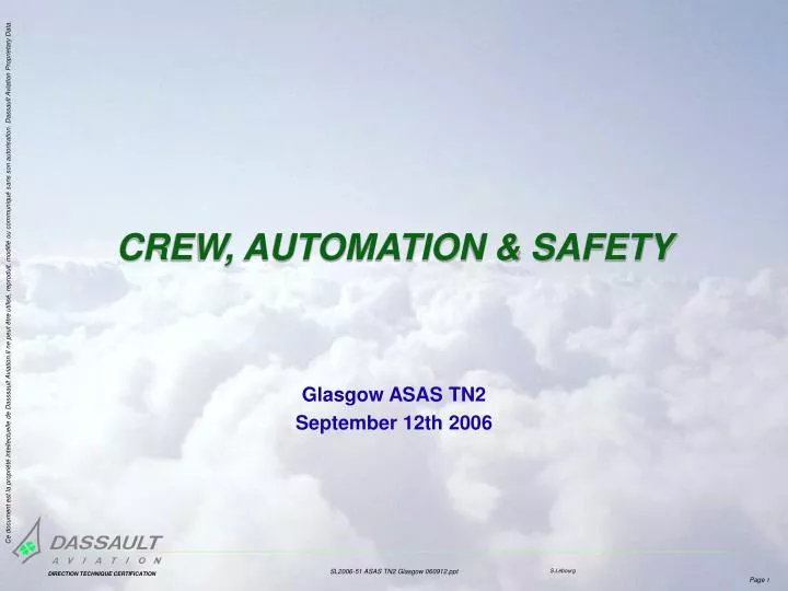 crew automation safety