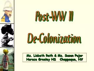 Post-WW II De-Colonization