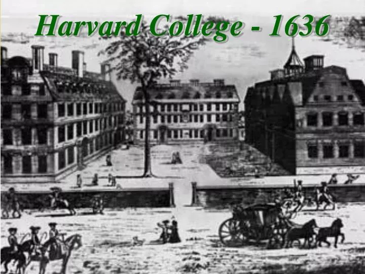 harvard college 1636