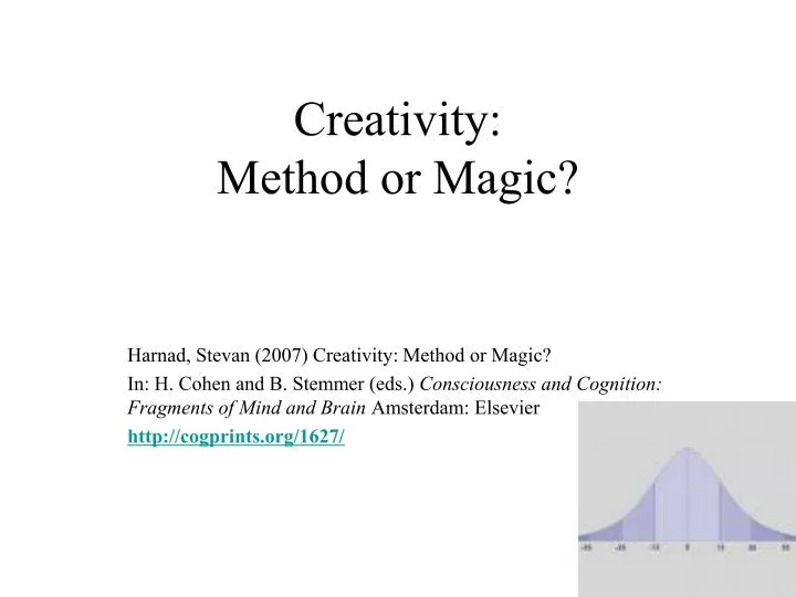 creativity method or magic